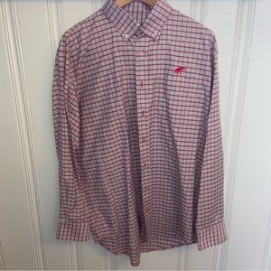Southern Collegiate Alabama Button Down Elephant Logo